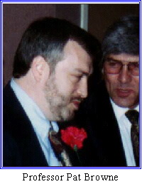 Professor Pat Browne at 1995 AJJF Convention Banquet